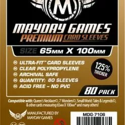 Mayday Games May 16-22, 2022 Mayday Sleeves - Magnum Ultra-Fit "7 Wonders" Card Sleeves - Premium