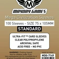Mayday Games Mayday Sleeves - Mega Civilization Sleeves (75x105mm)