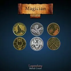 Drawlab Entertainment Legendary Metal Coins: Season 5 - Magician Coin Set (24 Pcs) All Sale Items