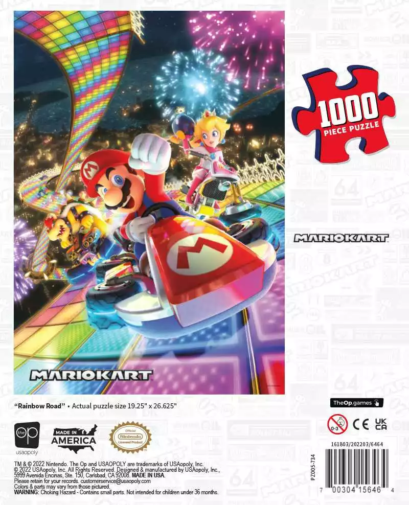 Puzzle - USAopoly - Mario Kart "Rainbow Road" (1000 Pieces) 3 Puzzle - USAopoly - Mario Kart "Rainbow Road" (1000 Pieces)