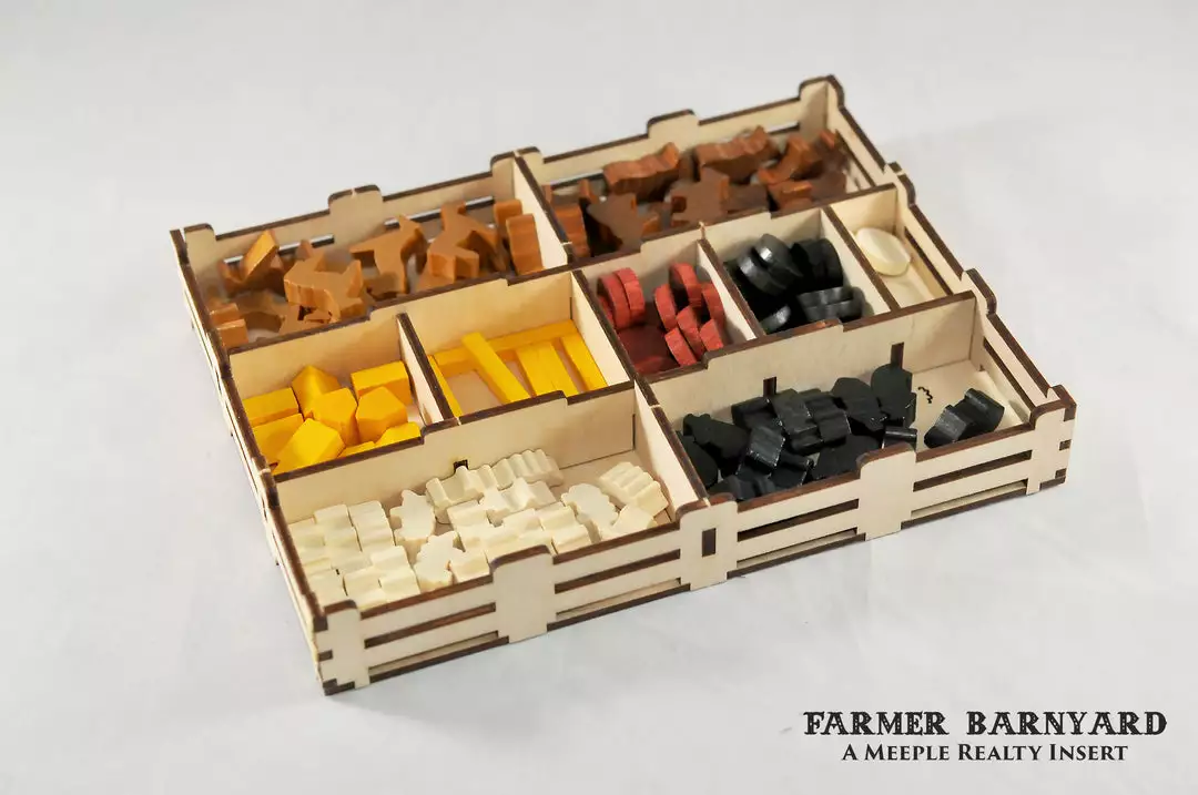 Meeple Realty - Farmer’s Barnyard (Compatible With Agricola All Creatures) 3 Meeple Realty - Farmer’s Barnyard (Compatible With Agricola All Creatures)