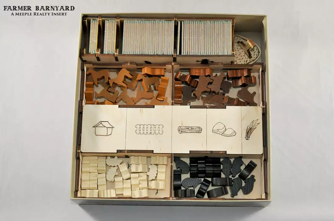 Meeple Realty - Farmer’s Barnyard (Compatible With Agricola All Creatures) 1 Meeple Realty - Farmer’s Barnyard (Compatible With Agricola All Creatures)