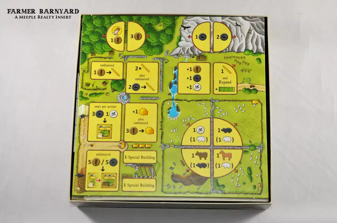 Meeple Realty - Farmer’s Barnyard (Compatible With Agricola All Creatures) 7 Meeple Realty - Farmer’s Barnyard (Compatible With Agricola All Creatures)