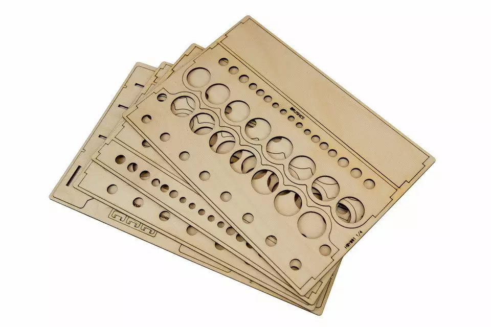 The Broken Token Broken Token - Modular Paint Rack - Straight - 26mm Dropper Style Bottles 3 The Broken Token Broken Token - Modular Paint Rack - Straight - 26mm Dropper Style Bottles