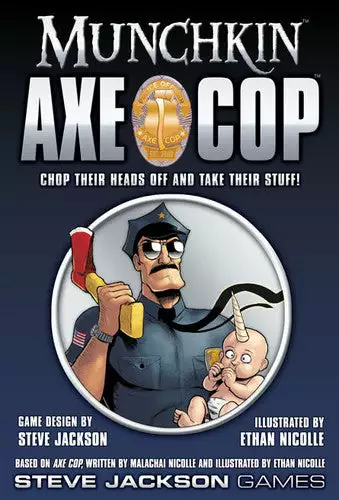 Steve Jackson Games Board Games Munchkin Axe Cop 1 Steve Jackson Games Board Games Munchkin Axe Cop