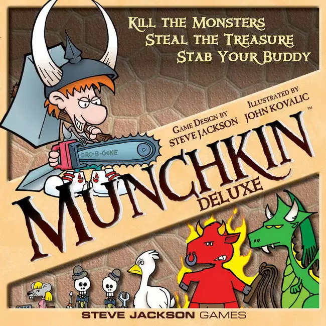 Steve Jackson Games Munchkin Deluxe Board Games 1 Steve Jackson Games Munchkin Deluxe Board Games