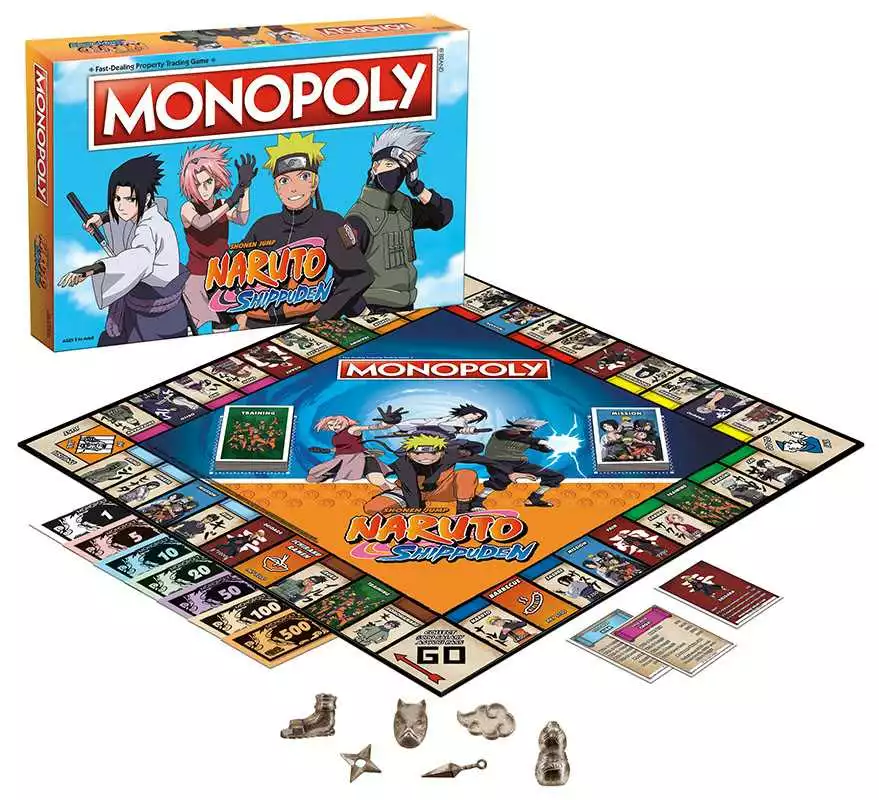 Hasbro Board Games Monopoly: Naruto Shippuden 2 Hasbro Board Games Monopoly: Naruto Shippuden