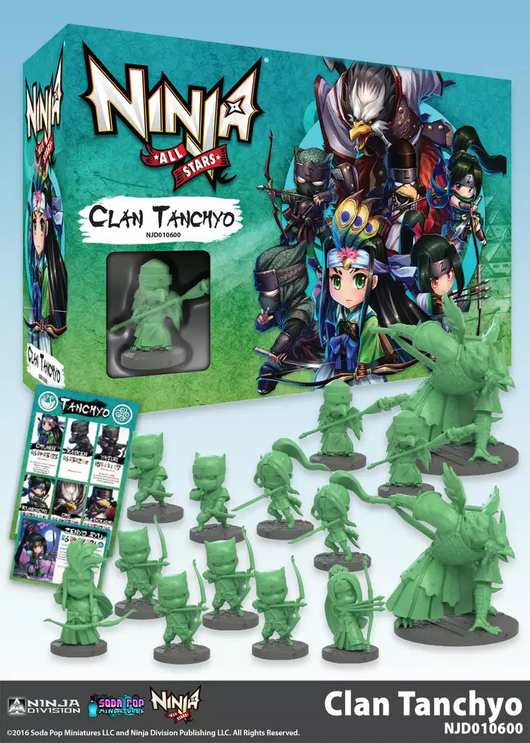 Soda Pop Miniatures Ninja All-Stars: Clan Tanchyo Board Games 1 Soda Pop Miniatures Ninja All-Stars: Clan Tanchyo Board Games