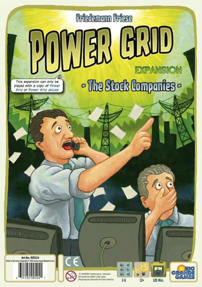 Rio Grande Games Board Games Power Grid: The Stock Companies 1 Rio Grande Games Board Games Power Grid: The Stock Companies