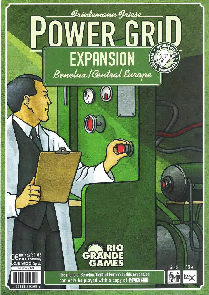 Rio Grande Games Board Games Power Grid: Benelux/Central Europe (Recharged Edition) 1 Rio Grande Games Board Games Power Grid: Benelux/Central Europe (Recharged Edition)