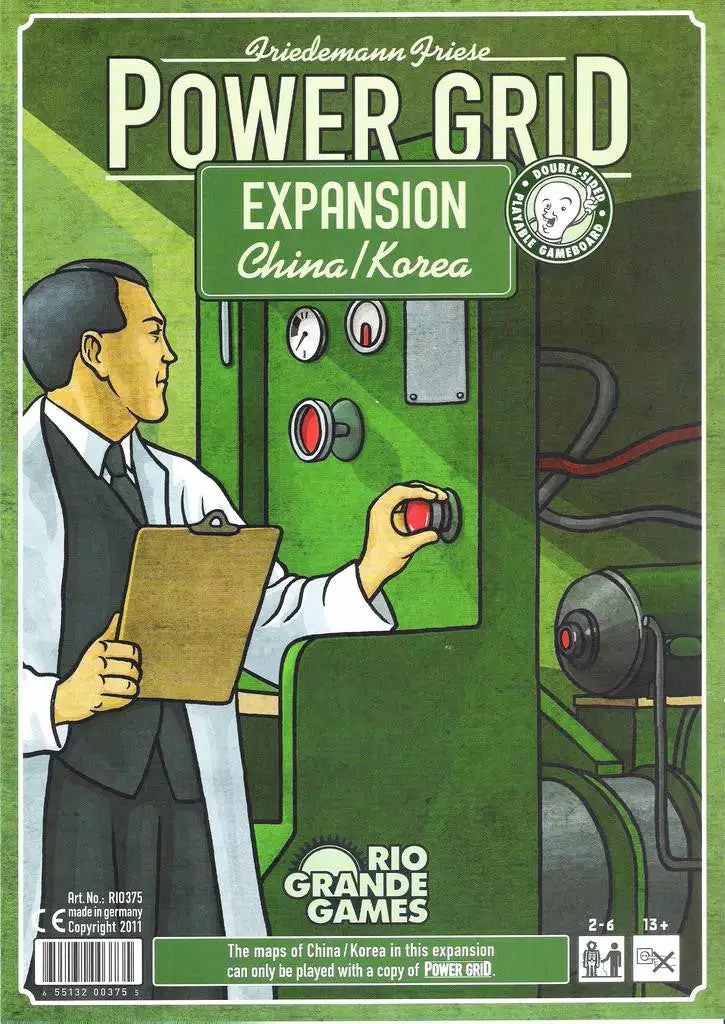 Rio Grande Games Board Games Power Grid: China/Korea (V1 - Not Recharged) 1 Rio Grande Games Board Games Power Grid: China/Korea (V1 - Not Recharged)