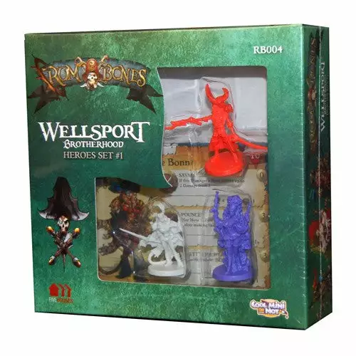 CMON Limited Rum & Bones: Wellsport Brotherhood Hero Set # 1 Board Games 2 CMON Limited Rum & Bones: Wellsport Brotherhood Hero Set # 1 Board Games