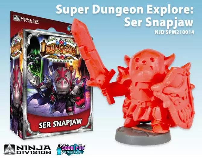 Soda Pop Miniatures Super Dungeon Explore: Ser Snapiaw 1 Soda Pop Miniatures Super Dungeon Explore: Ser Snapiaw