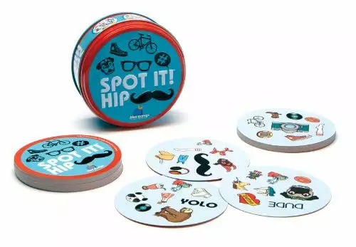 Blue Orange Games Board Games Spot It! HIP 1 Blue Orange Games Board Games Spot It! HIP