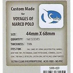 SWAN Sleeves - Card Sleeves (44 X 68 Mm) - 160 Pack, Thin Sleeves Jun 27-Jul 3, 2022