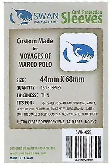 SWAN Sleeves - Card Sleeves (44 X 68 Mm) - 160 Pack, Thin Sleeves Jun 27-Jul 3, 2022 1 SWAN Sleeves - Card Sleeves (44 X 68 Mm) - 160 Pack, Thin Sleeves Jun 27-Jul 3, 2022