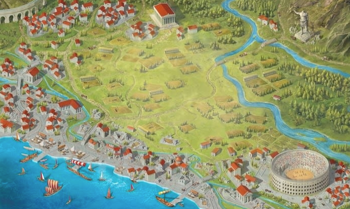 Arcane Wonders Foundations Of Rome - Game Toppers Inspired Mat 1 Arcane Wonders Foundations Of Rome - Game Toppers Inspired Mat