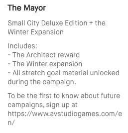 AVStudioGames Board Games Small City: Deluxe Edition (Mayer Level Pledge) *PRE-ORDER* 2 AVStudioGames Board Games Small City: Deluxe Edition (Mayer Level Pledge) *PRE-ORDER*