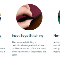 BoardGameTables.com Board Game Playmat (Black) (Small) Accessories