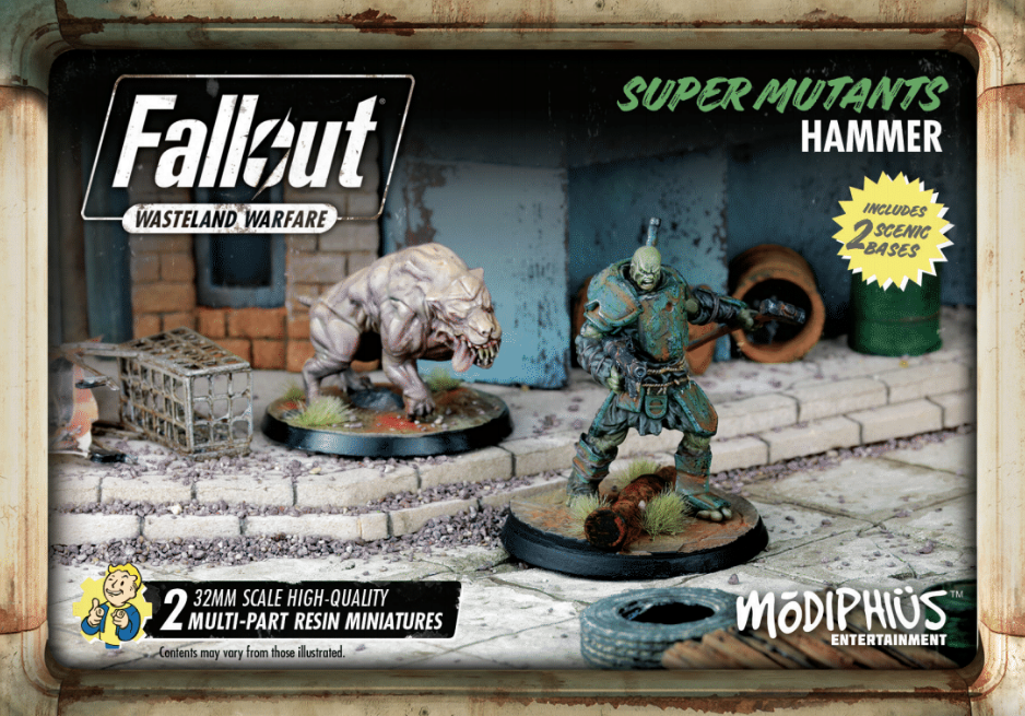 Modiphius Entertainment Board Games Fallout: Wasteland Warfare - Super Mutants: Hammer 1 Modiphius Entertainment Board Games Fallout: Wasteland Warfare - Super Mutants: Hammer