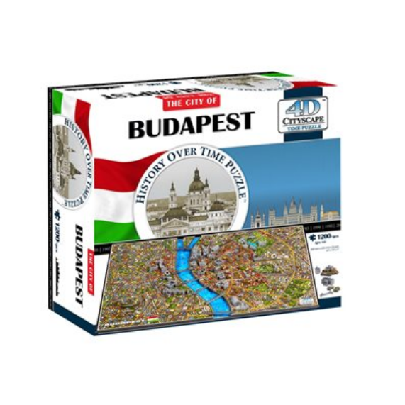Puzzle - 4D Cityscape - History Over Time Puzzle: Budapest (1265 Pieces) 1 Puzzle - 4D Cityscape - History Over Time Puzzle: Budapest (1265 Pieces)