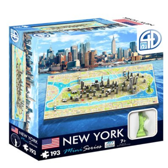 Puzzle - 4D Cityscape - Mini Series: New York (193 Pieces) May 30-Jun 5, 2022 1 Puzzle - 4D Cityscape - Mini Series: New York (193 Pieces) May 30-Jun 5, 2022