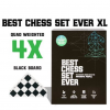 Chess Geeks Best Chess Set Ever (XL Black And Green Reversible) Board Games
