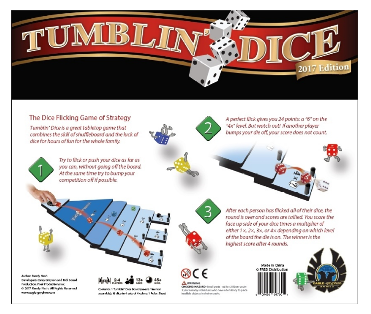 Tumblin-Dice (Eagle-Gryphon Games 2017 Edition) 2 Tumblin-Dice (Eagle-Gryphon Games 2017 Edition)