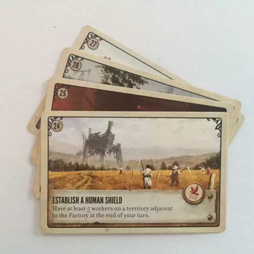 MeepleSource Scythe Kickstarter Promo Pack #3 - 4 Promo Objective Cards (Stonemaier Games) Board Games 1 MeepleSource Scythe Kickstarter Promo Pack #3 - 4 Promo Objective Cards (Stonemaier Games) Board Games