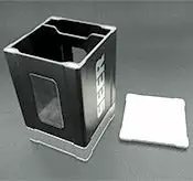 (Unknown) Seer Deluxe Deck Box: Silver Deck Boxes