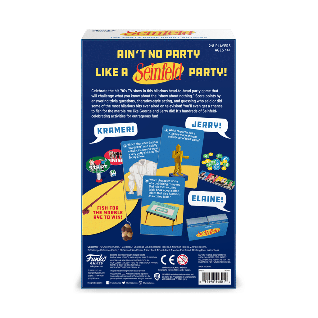 Funko Games Seinfeld: The Party Game About Nothing 2 Funko Games Seinfeld: The Party Game About Nothing