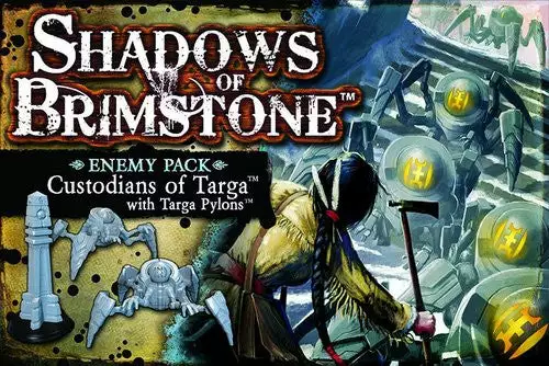 Flying Frog Productions Shadows Of Brimstone: Custodians Of Targa With Targa Pylons Enemy Pack Board Games 1 Flying Frog Productions Shadows Of Brimstone: Custodians Of Targa With Targa Pylons Enemy Pack Board Games