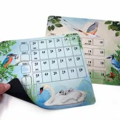 MeepleSource Pair Of Single-Sided Neoprene Goal Mats For Wingspan (25cm X 28cm)