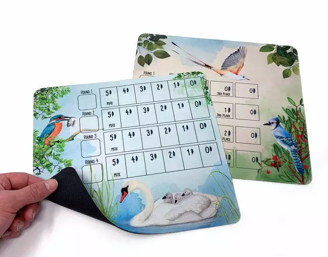 MeepleSource Pair Of Single-Sided Neoprene Goal Mats For Wingspan (25cm X 28cm) 1 MeepleSource Pair Of Single-Sided Neoprene Goal Mats For Wingspan (25cm X 28cm)