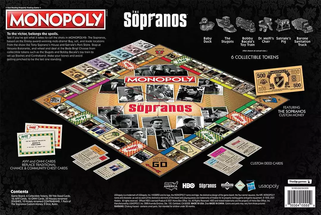 USAopoly Monopoly: The Sopranos 10 USAopoly Monopoly: The Sopranos