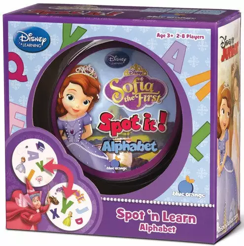 Blue Orange Games Board Games Spot It! Alphabet: Sofia The First 1 Blue Orange Games Board Games Spot It! Alphabet: Sofia The First