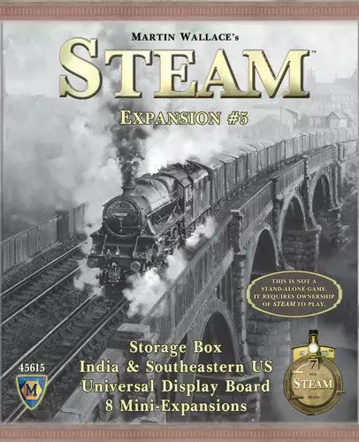 Mayfair Games Board Games Steam: Map Expansion #5 1 Mayfair Games Board Games Steam: Map Expansion #5