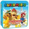 The Op Board Games Checkers & Tic Tac Toe - Super Mario Vs. Bowser