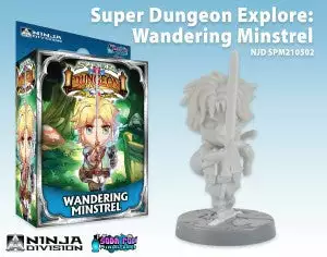 Soda Pop Miniatures Board Games Super Dungeon Explore: Wandering Minstrel 1 Soda Pop Miniatures Board Games Super Dungeon Explore: Wandering Minstrel