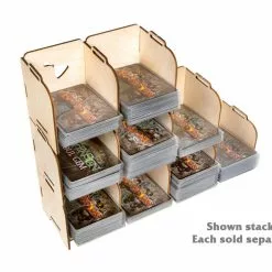 The Broken Token Broken Token - Stacking Tabletop Card Holder - Standard 4 Tray 5 The Broken Token Broken Token - Stacking Tabletop Card Holder - Standard 4 Tray