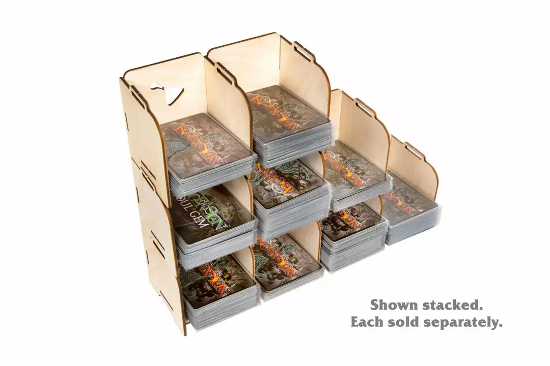 The Broken Token Broken Token - Stacking Tabletop Card Holder - Standard 4 Tray 3 The Broken Token Broken Token - Stacking Tabletop Card Holder - Standard 4 Tray