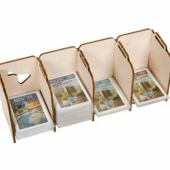 The Broken Token Broken Token - Stacking Tabletop Card Holder - Mini 4 Tray