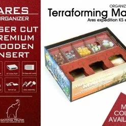 Gaming Trunk - Ares Organizer For Terraforming Mars: Ares Expedition (Red)