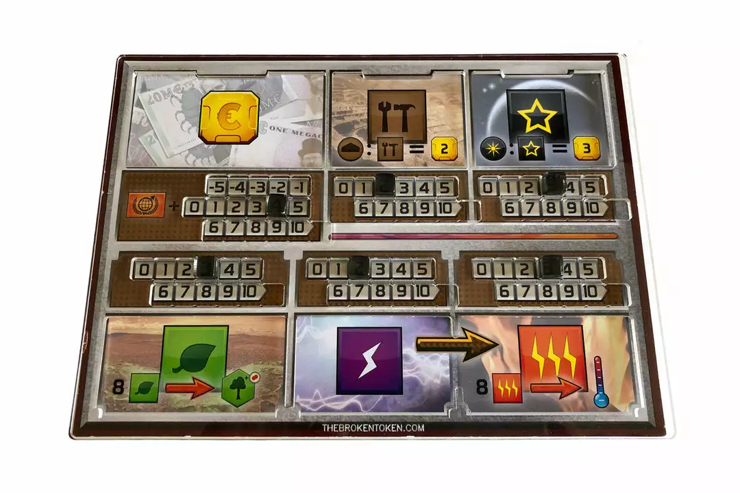 The Broken Token Broken Token - Terraforming Mars Acrylic Overlay (5 Pack) 1 The Broken Token Broken Token - Terraforming Mars Acrylic Overlay (5 Pack)