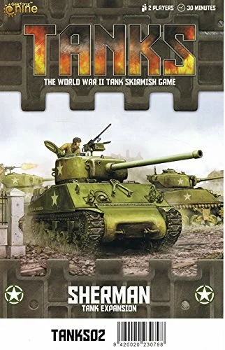 Gale Force Nine Tanks: Sherman Board Games 1 Gale Force Nine Tanks: Sherman Board Games
