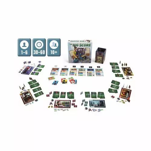 Van Ryder Games Board Games The Big Score + Upgrade Pack 2 Van Ryder Games Board Games The Big Score + Upgrade Pack