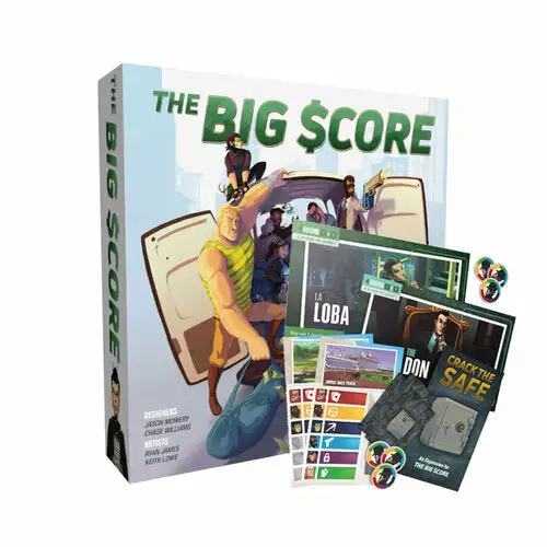 Van Ryder Games Board Games The Big Score + Upgrade Pack 1 Van Ryder Games Board Games The Big Score + Upgrade Pack