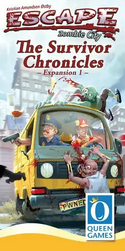 Queen Games Board Games Escape: Zombie City - Expansion 1 - The Survivor Chronicles 1 Queen Games Board Games Escape: Zombie City - Expansion 1 - The Survivor Chronicles