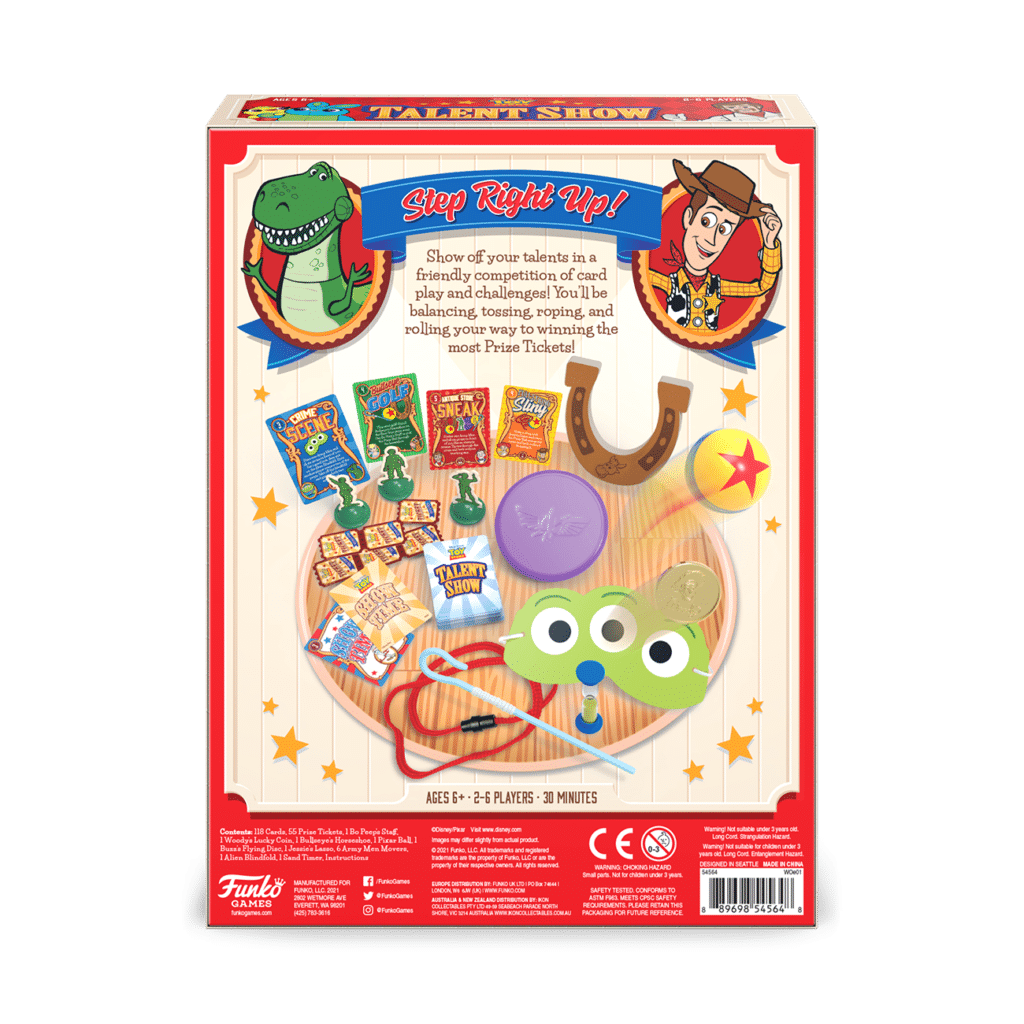 Funko Games Disney Pixar Toy Story Talent Show 3 Funko Games Disney Pixar Toy Story Talent Show