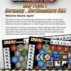 AEG Trains: Map Pack 1 - Germany/Northeastern USA Board Games